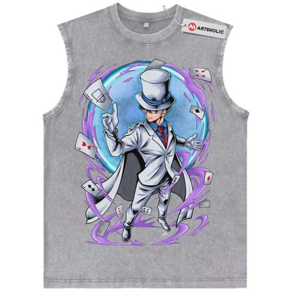Kaito Kid Tank Top, Detective Conan Tank Top, Anime Tank Top, Vintage Tank Top