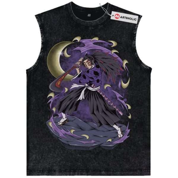 Kokushibo Tank Top, Demon Slayer Tank Top, Anime Tank Top, Vintage Tank Top