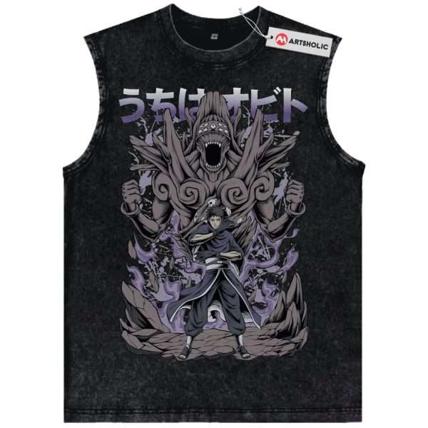 Obito Uchiha Tank Top, Naruto Tank Top, Anime Tank Top, Vintage Tank Top
