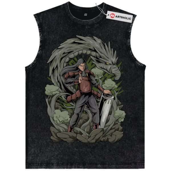 Hashirama Senju Tank Top, Naruto Tank Top, Anime Tank Top, Vintage Tank Top