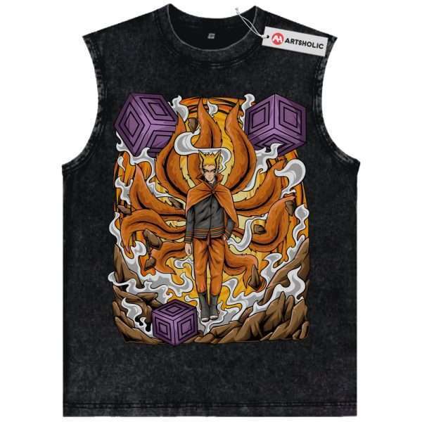 Baryon Mode Naruto Uzumaki Tank Top, Anime Tank Top, Vintage Tank Top