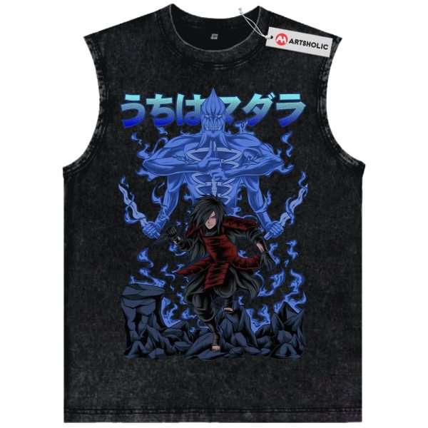 Madara Uchiha Tank Top, Naruto Tank Top, Anime Tank Top, Vintage Tank Top