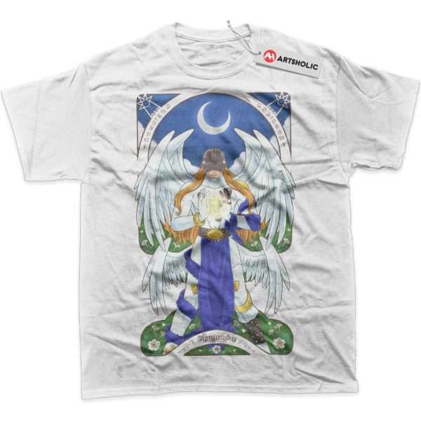 Angemon Shirt, Digimon Adventure Shirt, Anime Shirt, Graphic T-Shirt