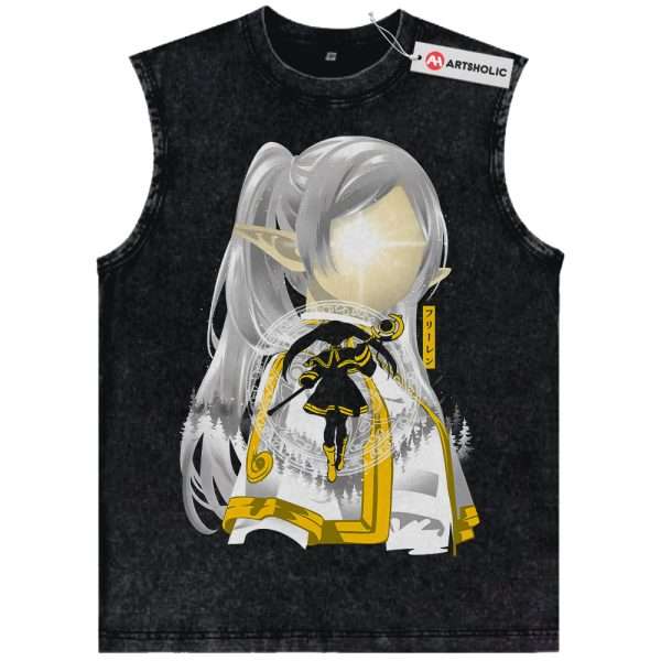 Frieren: Beyond Journey's End Tank Top, Anime Tank Top, Vintage Tank Top