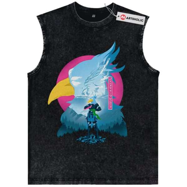 Rakuro Hizutome Tank Top, Shangri-La Frontier Tank Top, Anime Tank Top, Vintage Tank Top