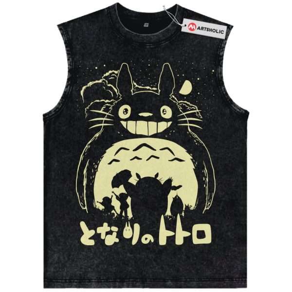 My Neighbor Totoro Tank Top, Studio Ghibli Tank Top, Anime Tank Top, Vintage Tank Top