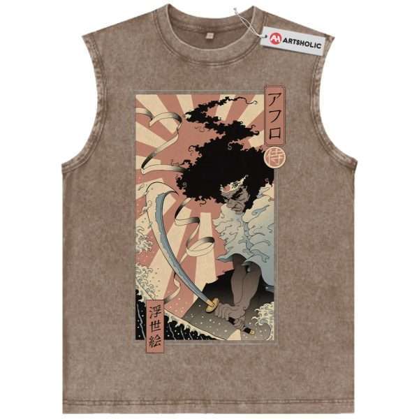 Rokutaro Tank Top, Afro Samurai Tank Top, Anime Tank Top, Vintage Tank Top