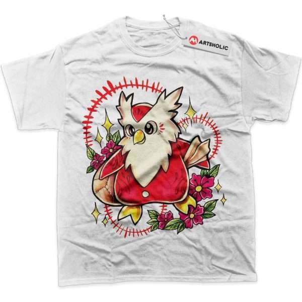 Delibird Shirt, Pokemon Shirt, Anime Shirt, Graphic T-Shirt