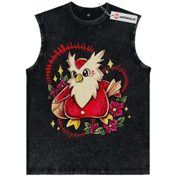 Delibird Tank Top, Pokemon Tank Top, Anime Tank Top, Vintage Tank Top