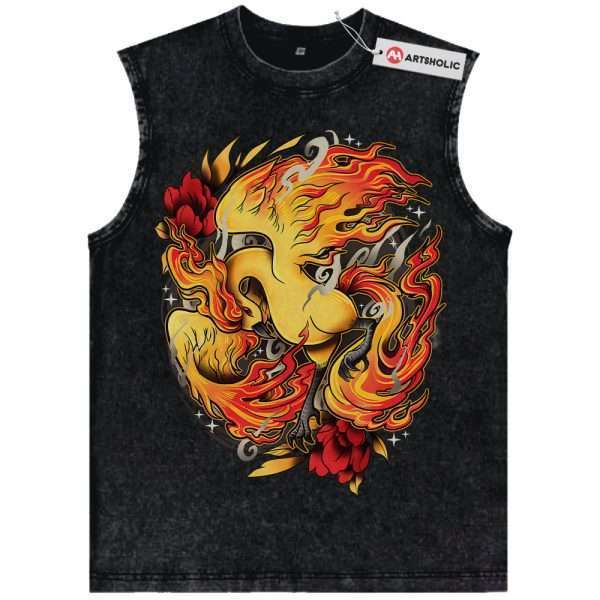 Moltres Tank Top, Pokemon Tank Top, Anime Tank Top, Vintage Tank Top