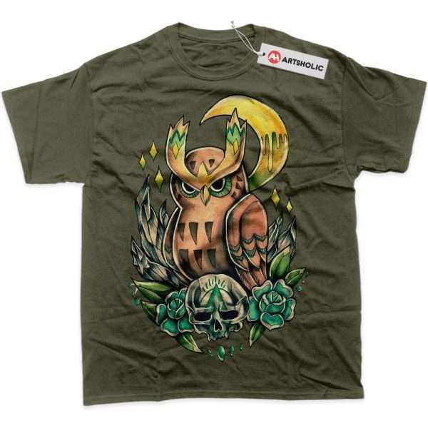Noctowl Shirt, Pokemon Shirt, Anime Shirt, Graphic Tee