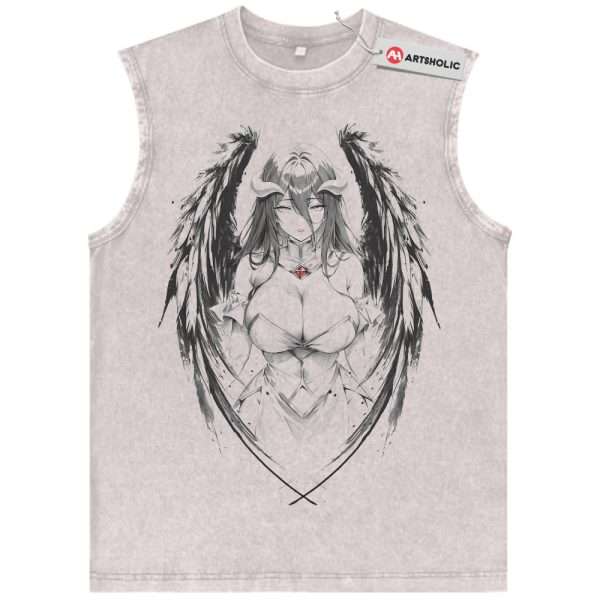 Albedo Tank Top, Overlord Tank Top, Anime Tank Top, Vintage Tank Top