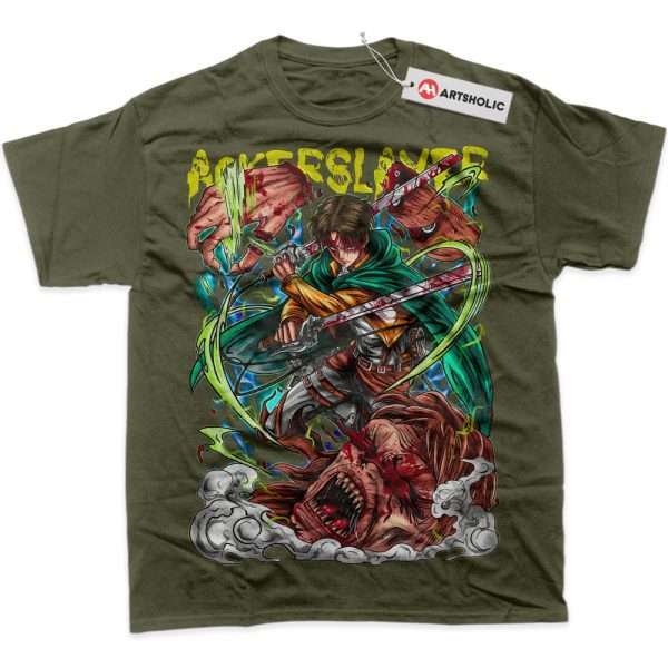 Levi Ackerman Shirt, Attack On Titan Shirt, AOT Shirt, Anime Shirt, Graphic Tee