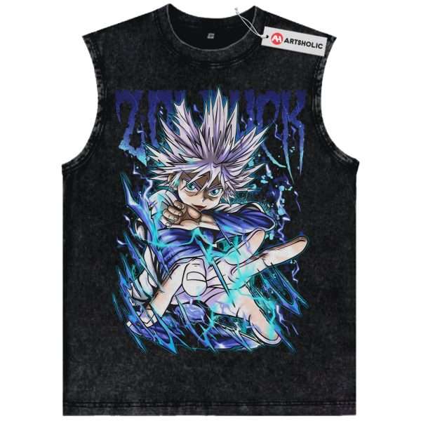 Killua Zoldyck Tank Top, Hunter x Hunter Tank Top, HxH Tank Top, Anime Tank Top, Vintage Tank Top