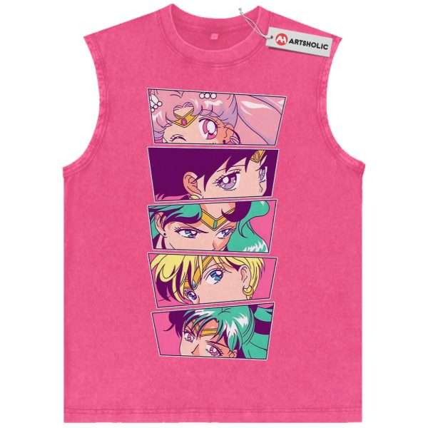 Sailor Moon Tank Top, Anime Tank Top, Vintage Tank Top