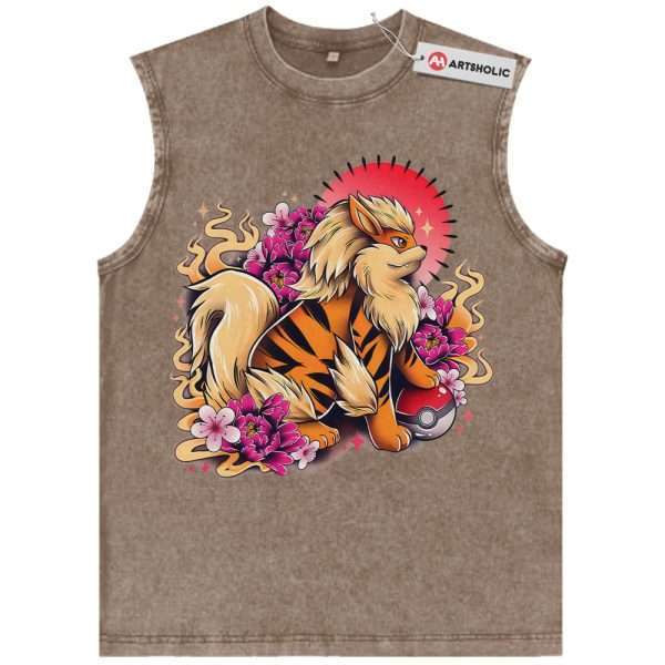 Arcanine Tank Top, Pokemon Tank Top, PAnime Tank Top, Vintage Tank Top