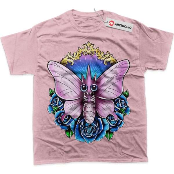 Venomoth Shirt, Pokemon Shirt, Anime Shirt, Graphic T-Shirt