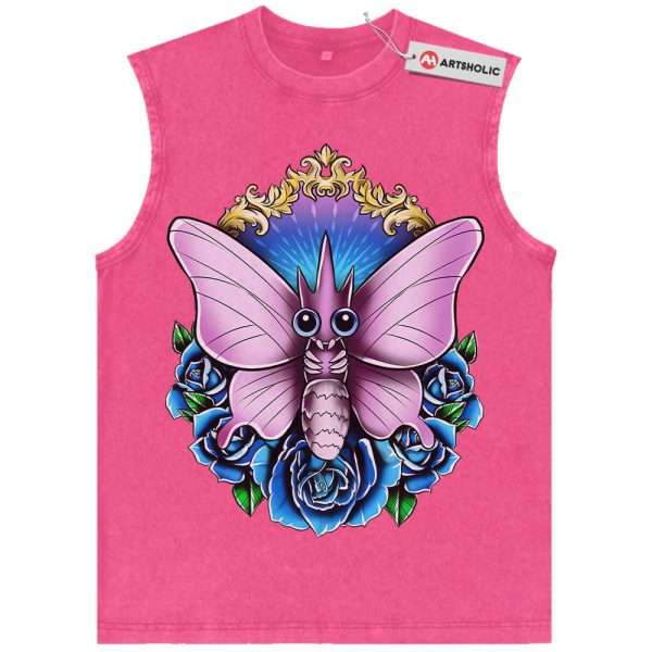 Venomoth Tank Top, Pokemon Tank Top, Anime Tank Top, Vintage Tank Top