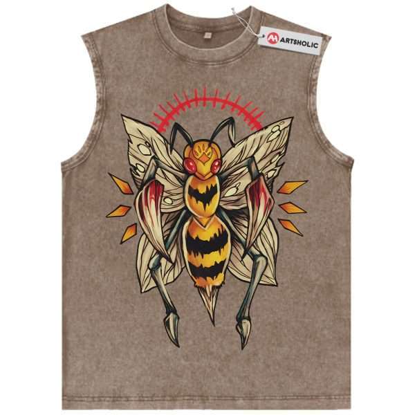 Beedrill Tank Top, Pokemon Tank Top, Anime Tank Top, Vintage Tank Top