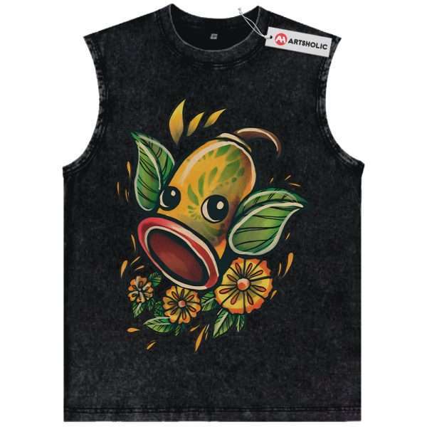 Weepinbell Tank Top, Pokemon Tank Top, Anime Tank Top, Vintage Tank Top