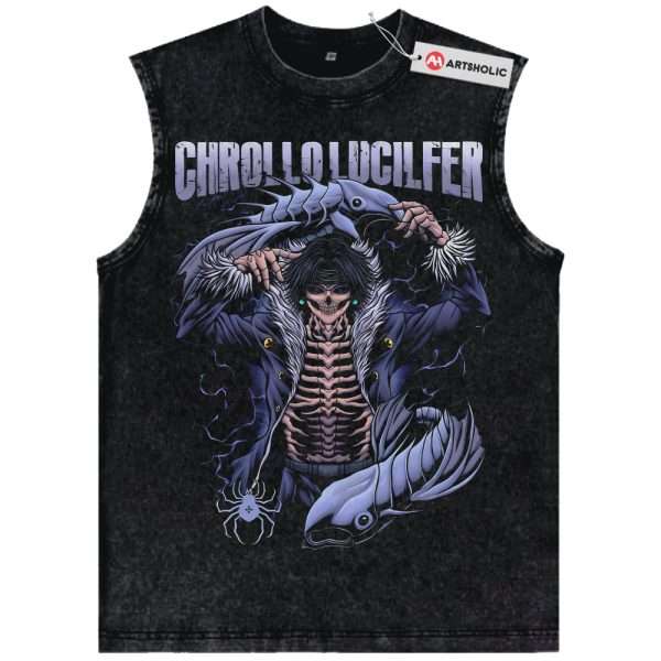 Skeleton Chrollo Lucilfer Tank Top, Hunter x Hunter Tank Top, HxH Tank Top, Anime Tank Top, Vintage Tank Top