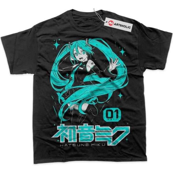 Hatsune Miku Shirt, Anime Shirt, Graphic T-Shirt