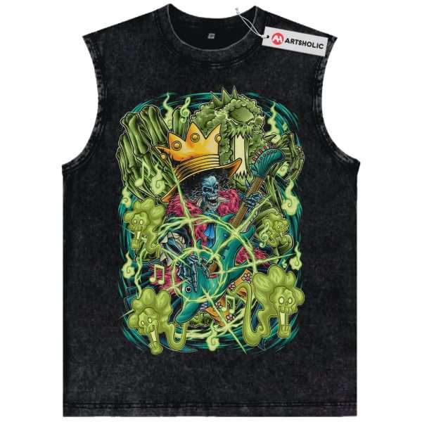 Brook Tank Top, One Piece Tank Top, Anime Tank Top, Vintage Tank Top