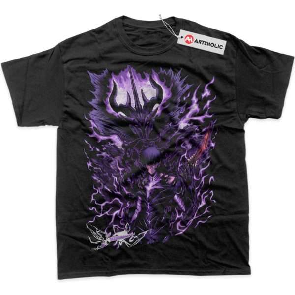 Sung Jinwoo Shirt, Solo Leveling Shirt, Anime Shirt, Graphic T-Shirt