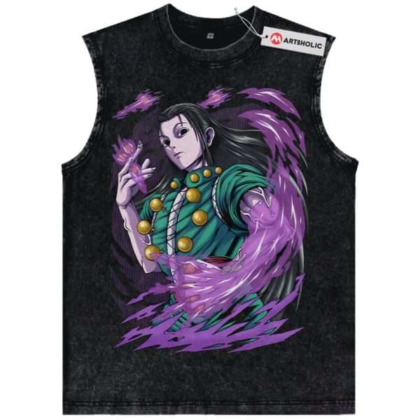 Illumi Zoldyck Tank Top, Hunter x Hunter Tank Top, HxH Tank Top, Anime Tank Top, Vintage Tank Top