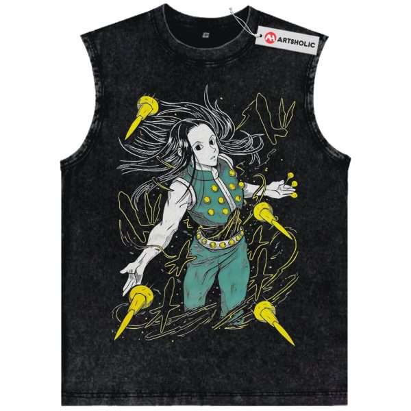 Illumi Zoldyck Tank Top, Hunter x Hunter Tank Top, HxH Tank Top, Anime Tank Top, Vintage Tank Top