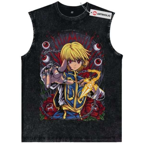 Kurapika Tank Top, Hunter x Hunter Tank Top, HxH Tank Top, Anime Tank Top, Vintage Tank Top