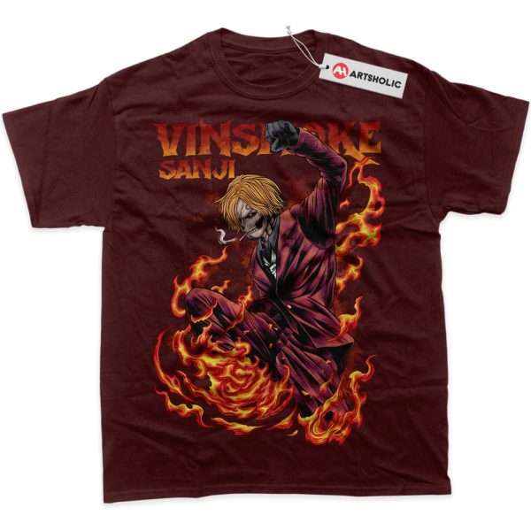 Skull Vinsmoke Sanji Shirt, One Piece Shirt, Anime Shirt, Graphic Tee