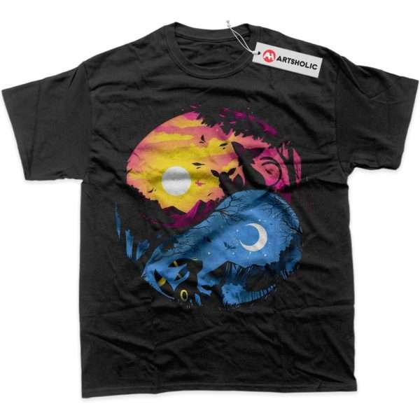 Espeon Shirt, Umbreon Shirt, Pokemon Shirt, Anime Shirt, Graphic T-Shirt