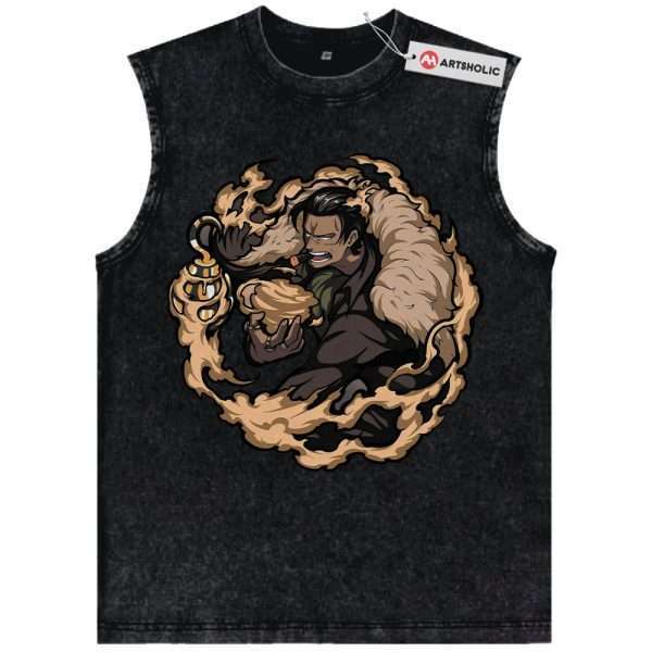 Crocodile Tank Top, One Piece Tank Top, Anime Tank Top, Vintage Tank Top