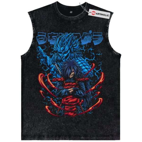 Skull Madara Uchiha Tank Top, Naruto Tank Top, Anime Tank Top, Vintage Tank Top