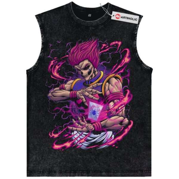 Skull Hisoka Tank Top, Hunter x Hunter Tank Top, HxH Tank Top, Anime Tank Top, Vintage Tank Top