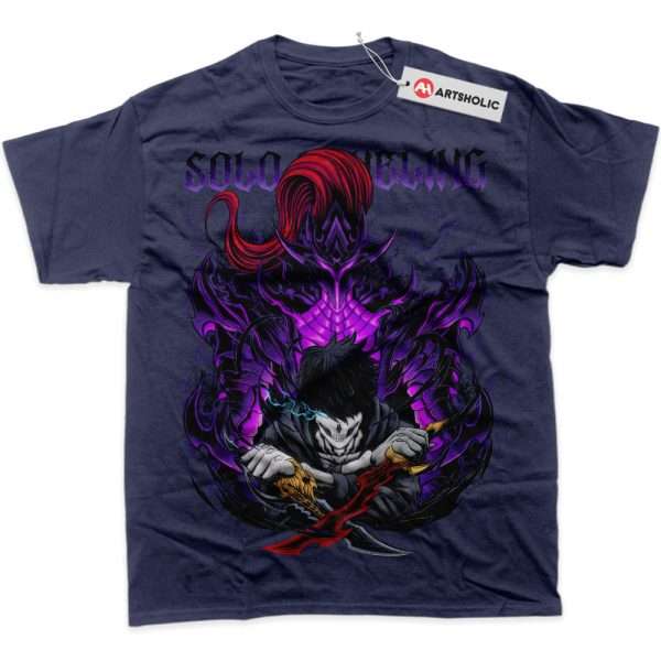 Sung Jinwoo Shirt, Solo Leveling Shirt, Anime Shirt, Graphic Tee