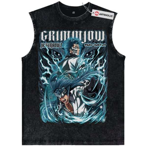Grimmjow Jaegerjaquez Tank Top, Bleach Tank Top, Anime Tank Top, Vintage Tank Top