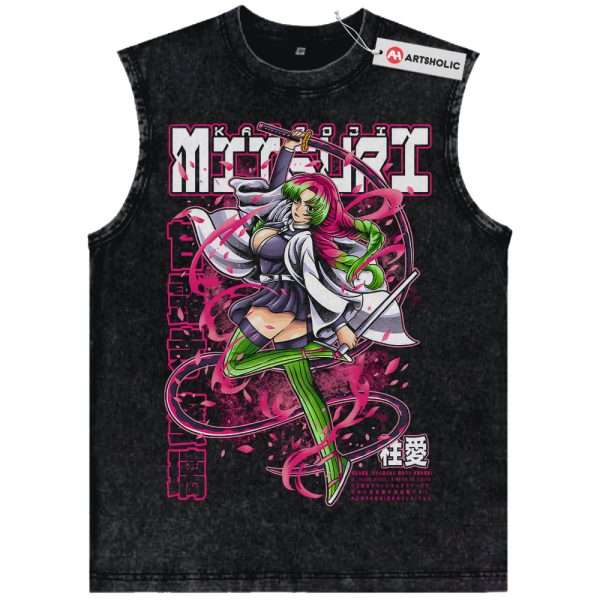 Mitsuri Kanroji Tank Top, Demon Slayer Tank Top, Anime Tank Top, Vintage Tank Top