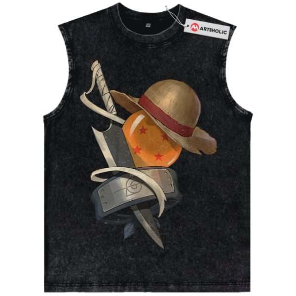 One Piece Tank Top, Naruto Tank Top, Dragon Ball Z Tank Top, Bleach Tank Top, Anime Tank Top, Vintage Tank Top