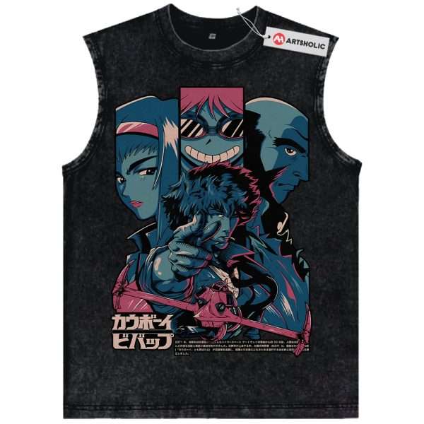 Cowboy Bebop Tank Top, Anime Tank Top, Vintage Tank Top
