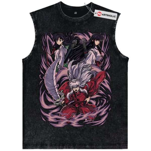 Kikyo Tank Top, Kagome Tank Top, Inuyasha Tank Top, Anime Tank Top, Vintage Tank Top