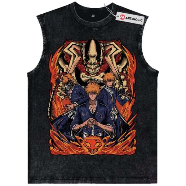 Ichigo Kurosaki Tank Top, Bleach Tank Top, Anime Tank Top, Vintage Tank Top