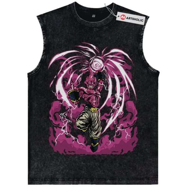 Majin Buu Tank Top, Dragon Ball Z Tank Top, Anime Tank Top, Vintage Tank Top