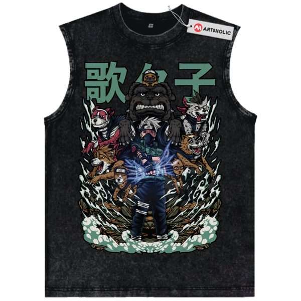 Kakashi Hatake Tank Top, Naruto Tank Top, Anime Tank Top, Vintage Tank Top