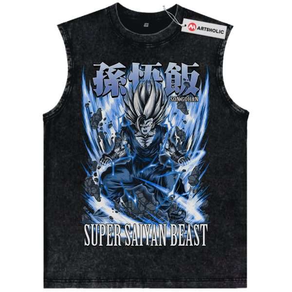 Son Gohan Tank Top, Dragon Ball Z Tank Top, Anime Tank Top, Vintage Tank Top