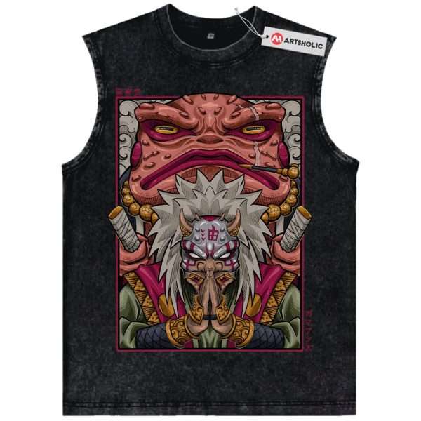 Jiraiya Tank Top, Naruto Tank Top, Anime Tank Top, Vintage Tank Top