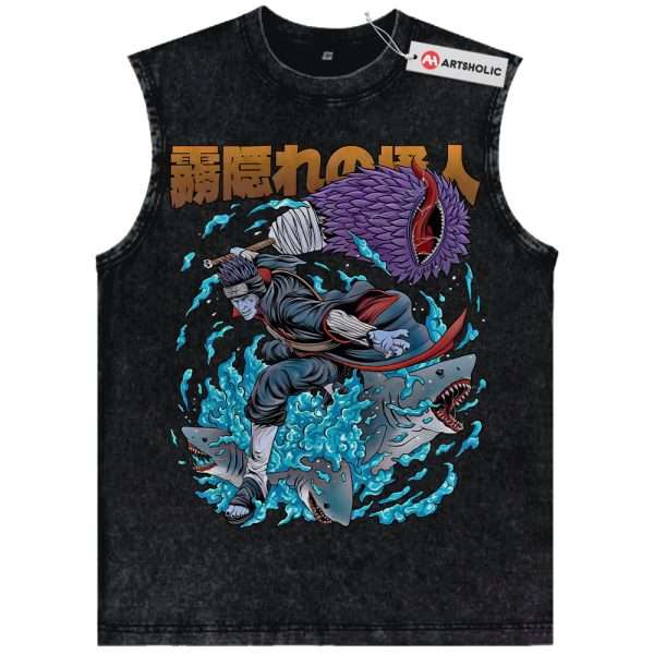 Kisame Hoshigaki Tank Top, Naruto Tank Top, Anime Tank Top, Vintage Tank Top