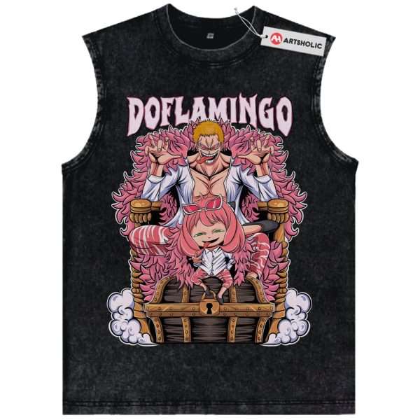 Doflamingo Tank Top, One Piece Tank Top, Anya Forger Tank Top, Spy x Family Tank Top, Anime Tank Top, Vintage Tank Top