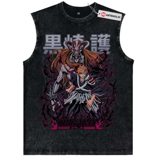 Ichigo Kurosaki Tank Top, Bleach Tank Top, Anime Tank Top, Vintage Tank Top